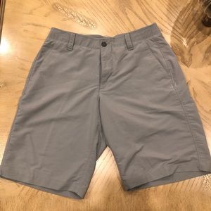 Charcoal Under Armour golf shorts!